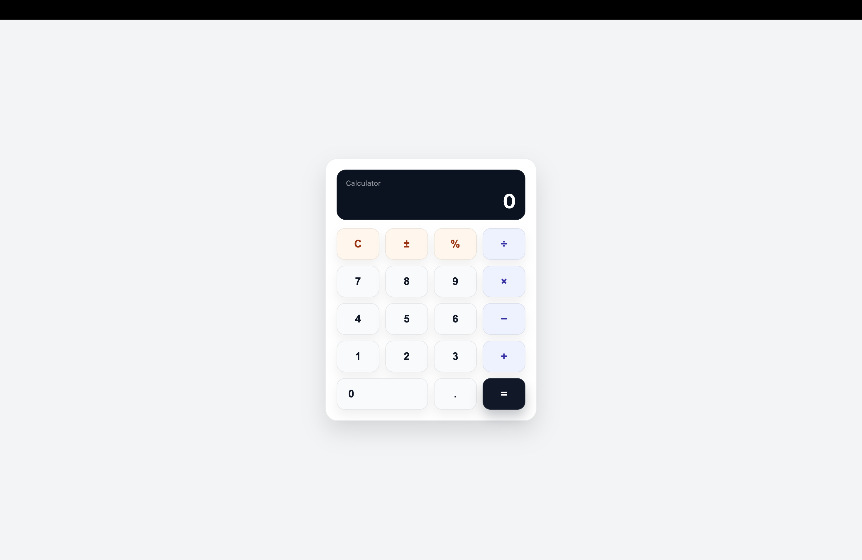 Calculator project thumbnail