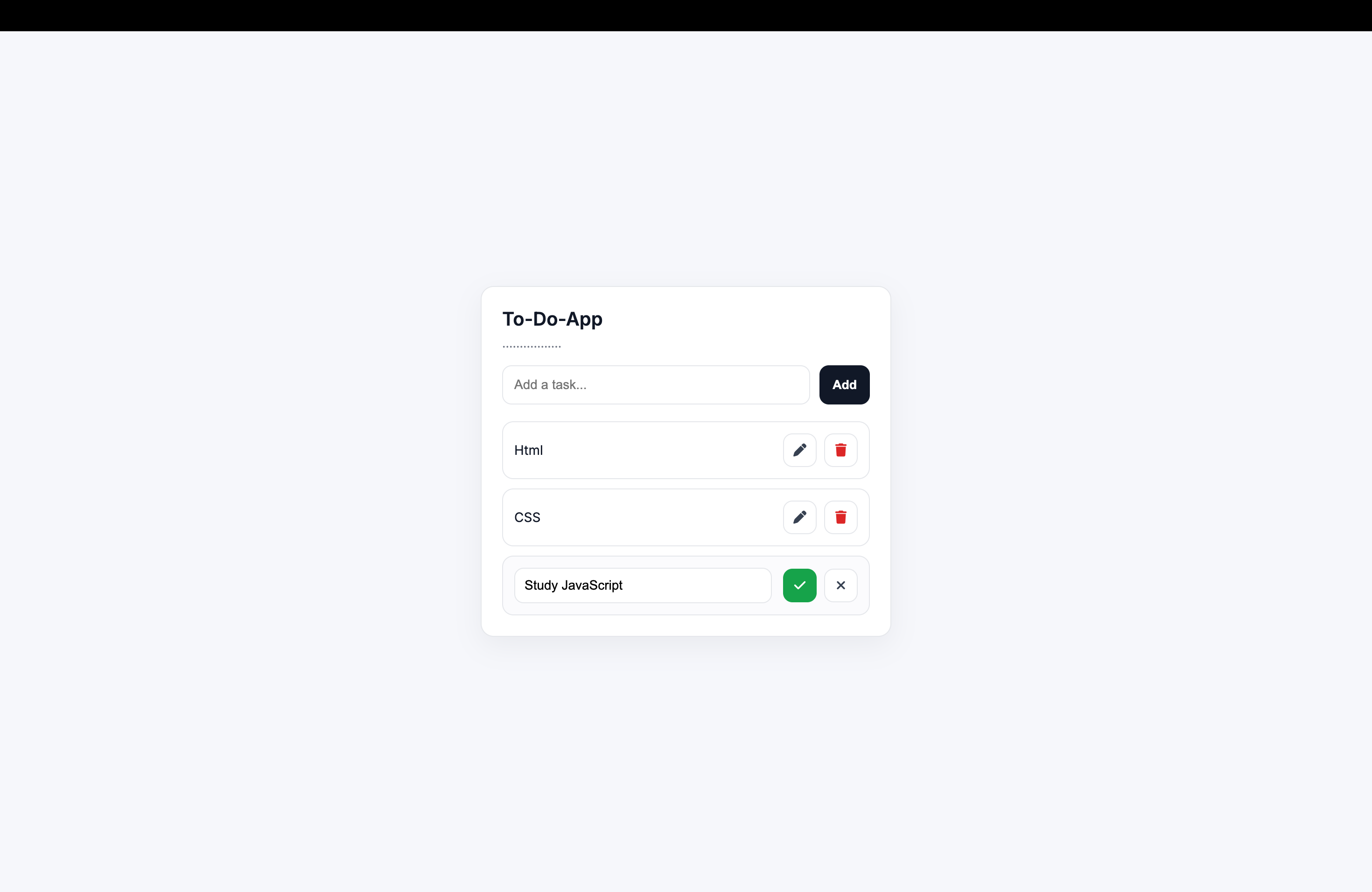 To Do App project thumbnail
